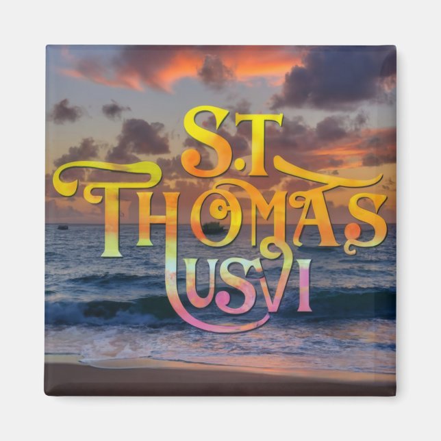 St Thomas U.S. Virgin Islands Magnet (Front)