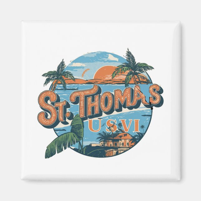 St Thomas U.S. Virgin Islands Magnet (Front)