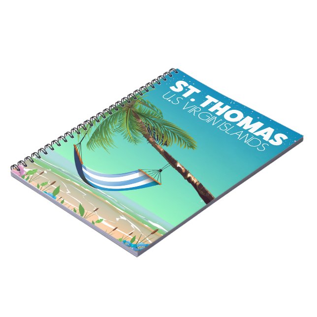 St Thomas US Virgin Islands. Notebook (Left Side)