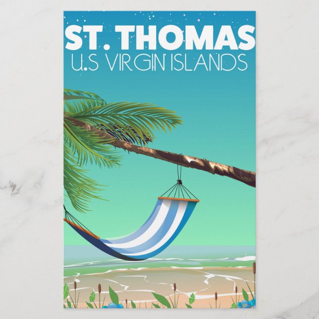 St Thomas US Virgin Islands. Stationery (Front)