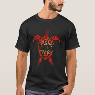 St. Thomas USVI Tribal Sea Turtle Surfer Diving So T-Shirt