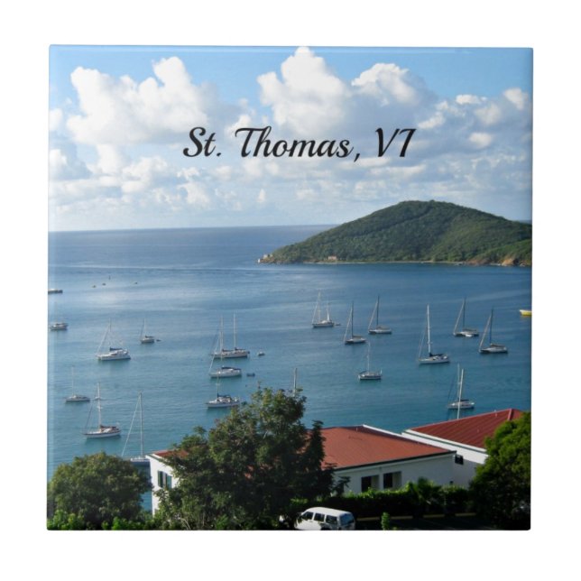 St. Thomas, VI Tile (Front)