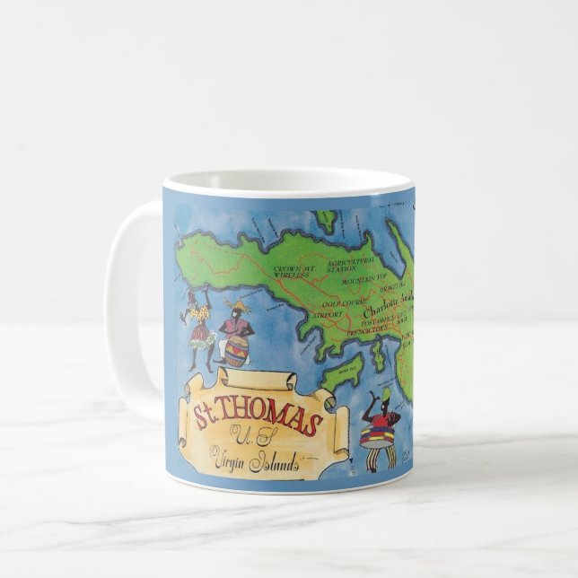 St Thomas Virgin Islands Coffee Mug (Front Left)