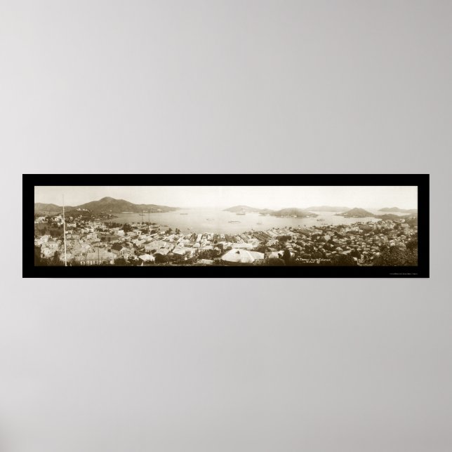 St Thomas Virgin Isles Photo 1922 Poster (Front)