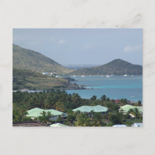 St. Thomas Virginia Islands, Panoramic View Postcard