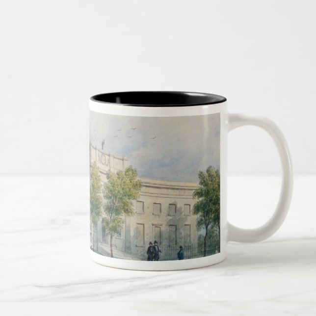 St. Thomas's Hospital, Southwark, London Two-Tone Coffee Mug (Right)