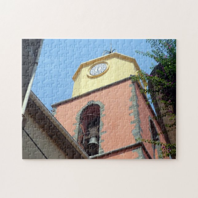 st tropez clock tower jigsaw puzzle (Horizontal)