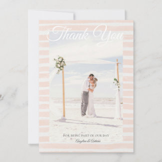 St. Tropez Destination Wedding  Thank You Card