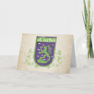 St. Urho Coat of Arms - Card