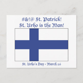 St. Urho is the Man Postcard