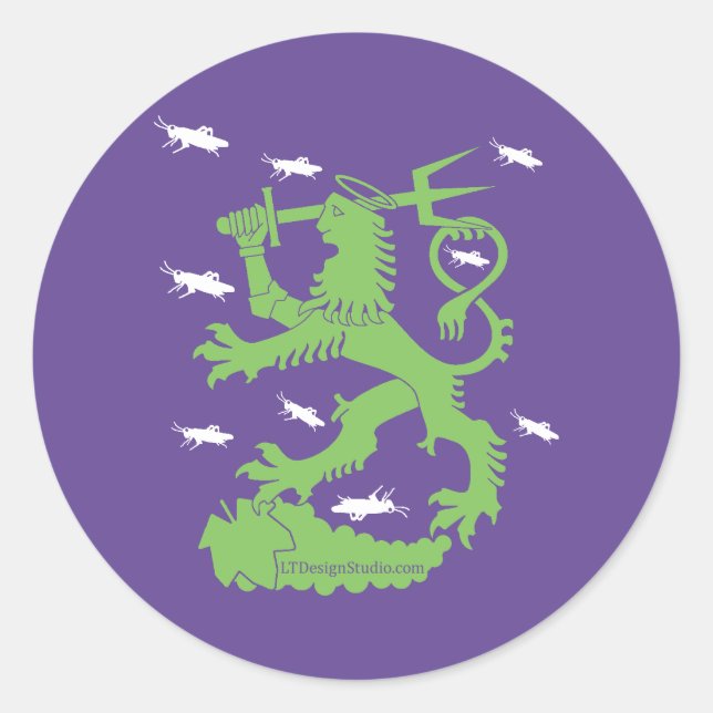 St. Urho - Stickers (Front)