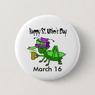 St. Urho's Day Button