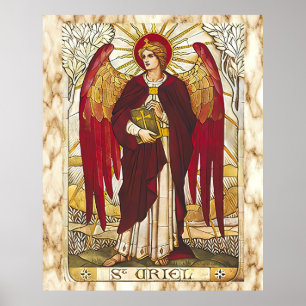 St Uriel the Archangel Angel Saint Poster