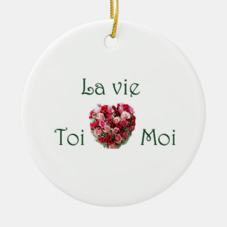 St Valentin Ornement  V Ceramic Ornament
