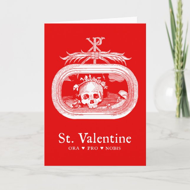 St. Valentine Greeting Card (Front)