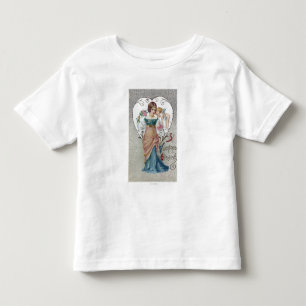 St. Valentine's Greeting Cupid Toddler T-Shirt