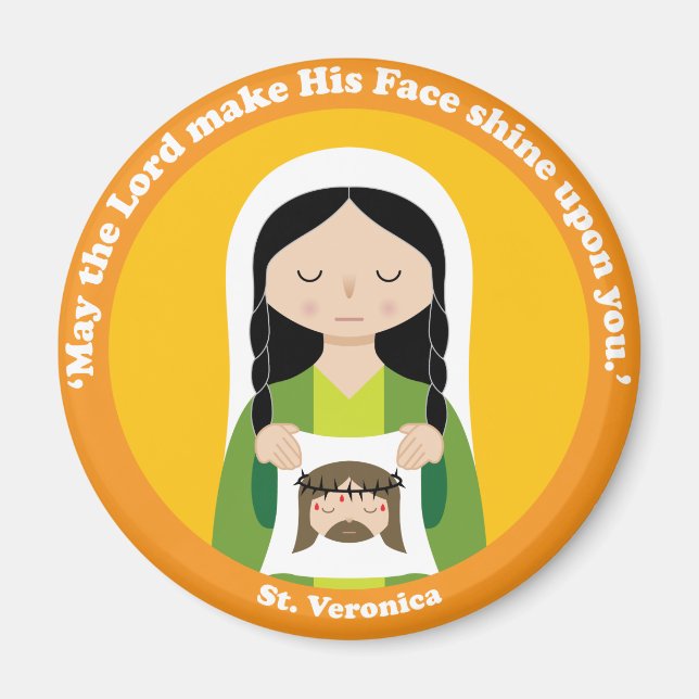 St. Veronica Magnet (Front)