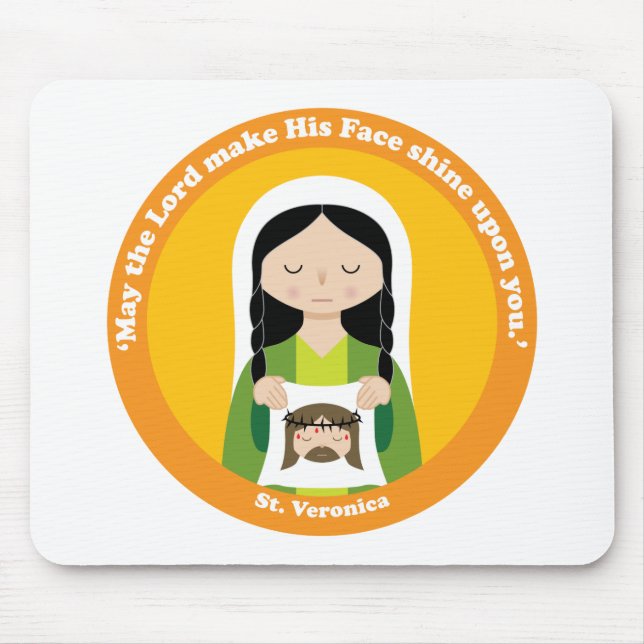St. Veronica Mouse Pad (Front)