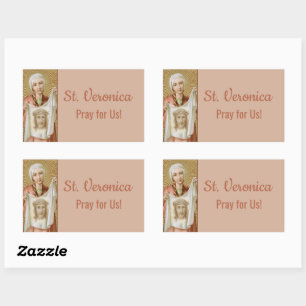 St. Veronica of Jerusalem (JM 60) Rectangular Sticker
