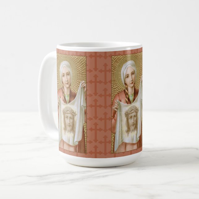 St. Veronica of Jerusalem (JM 60; Style 3) Coffee Mug (Front Left)
