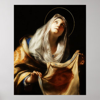 St Veronica Veil Holy Face Shroud 03 Poster