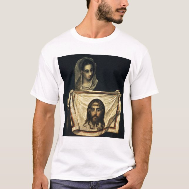 St.Veronica with the Holy Shroud T-Shirt (Front)