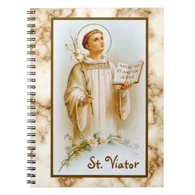 St. Viator of Lyon the Catechist (BF 02) Notebook (Front)