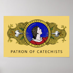 St. Viator of Lyon the Catechist (LD 001) Poster
