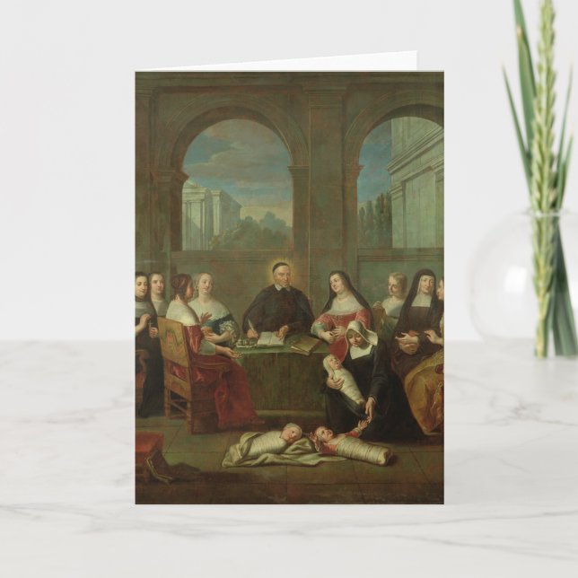 St. Vincent de Paul and the Sisters of Charity Card (Front)