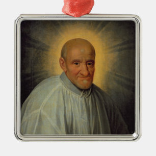 St. Vincent de Paul Metal Ornament