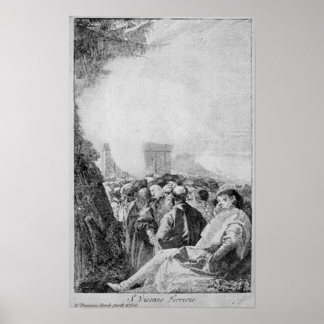 St. Vincent Ferrer, 1750-80 Poster (Front)