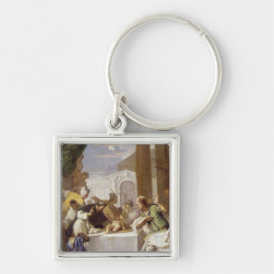St. Vincent Ferrer performing a miracle Key Ring