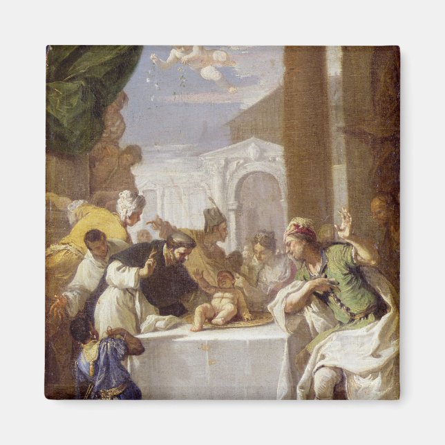 St. Vincent Ferrer performing a miracle Magnet (Front)