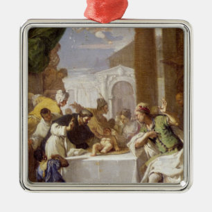 St. Vincent Ferrer performing a miracle Metal Tree Decoration