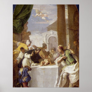 St. Vincent Ferrer performing a miracle Poster