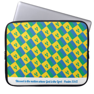 ST VINCENT GRENADINES Christian Scripture Laptop Laptop Sleeve