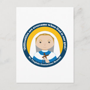 St. Virginia Centurione Bracelli Postcard