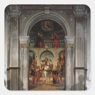 St. Vitalis and Saints Square Sticker