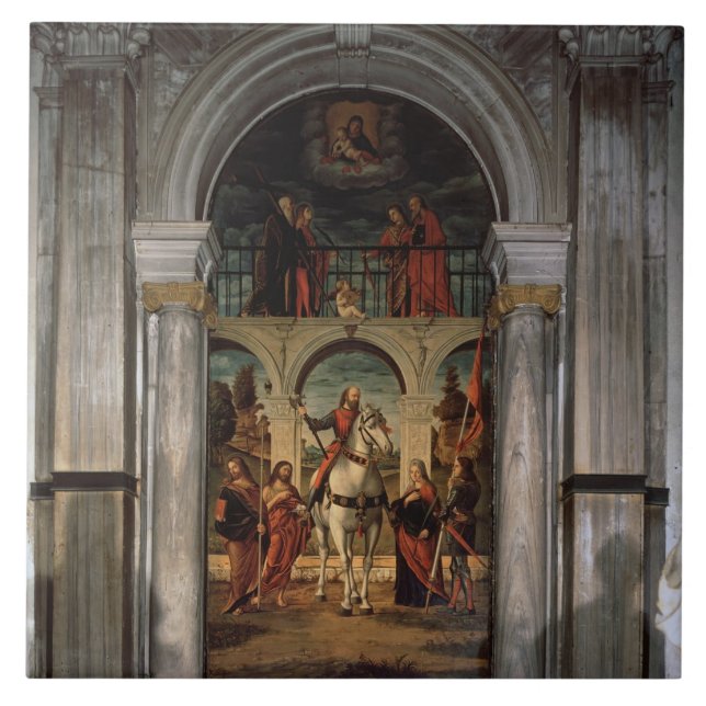 St. Vitalis and Saints Tile (Front)