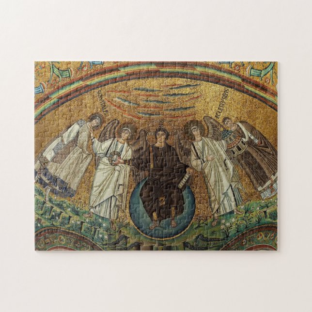 St. Vitalis, Archangel and Jesus Christ Byzantine  Jigsaw Puzzle (Horizontal)