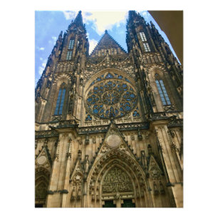 St. Vitus Cathedral in Prague, Czech Republic Photo Print