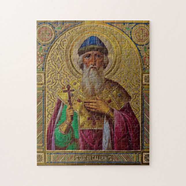 St. Vladimir Orthodox Christian Icon Jigsaw Puzzle (Vertical)