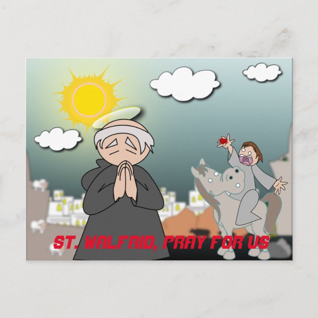 St. Walfrid Postcard (Front)