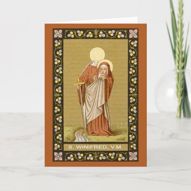 St. Winifred of Wales (P 002) Card (Front)