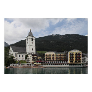 St.Wolfgang am Wolfgangsee, Salzburg Österreich Poster