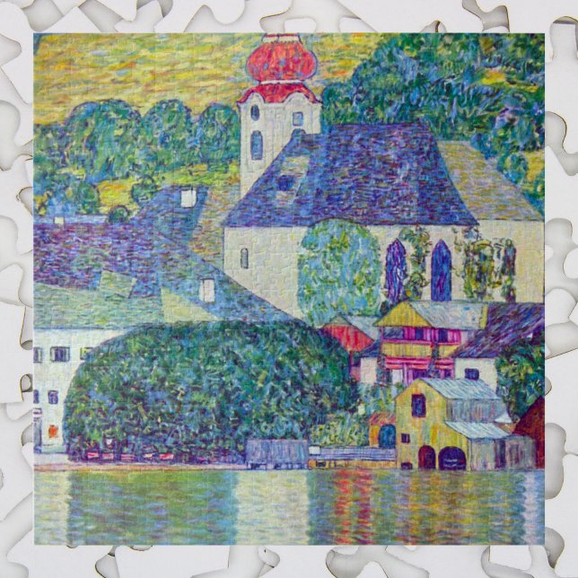 St. Wolfgang Church by Gustav Klimt, Victorian Art Jigsaw Puzzle (Creator Uploaded)