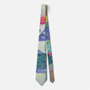 St. Wolfgang Church by Gustav Klimt, Victorian Art Tie