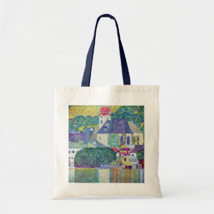 St. Wolfgang Church by Gustav Klimt, Victorian Art Tote Bag