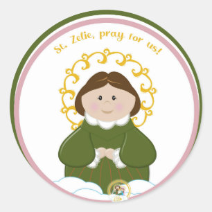 St. Zelie Classic Round Sticker