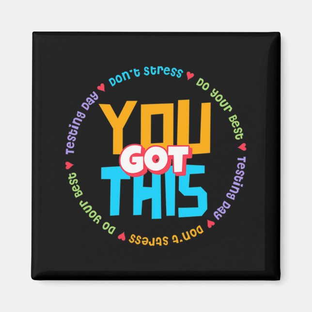 Staar Day Mode On Teacher Testing  Magnet (Front)
